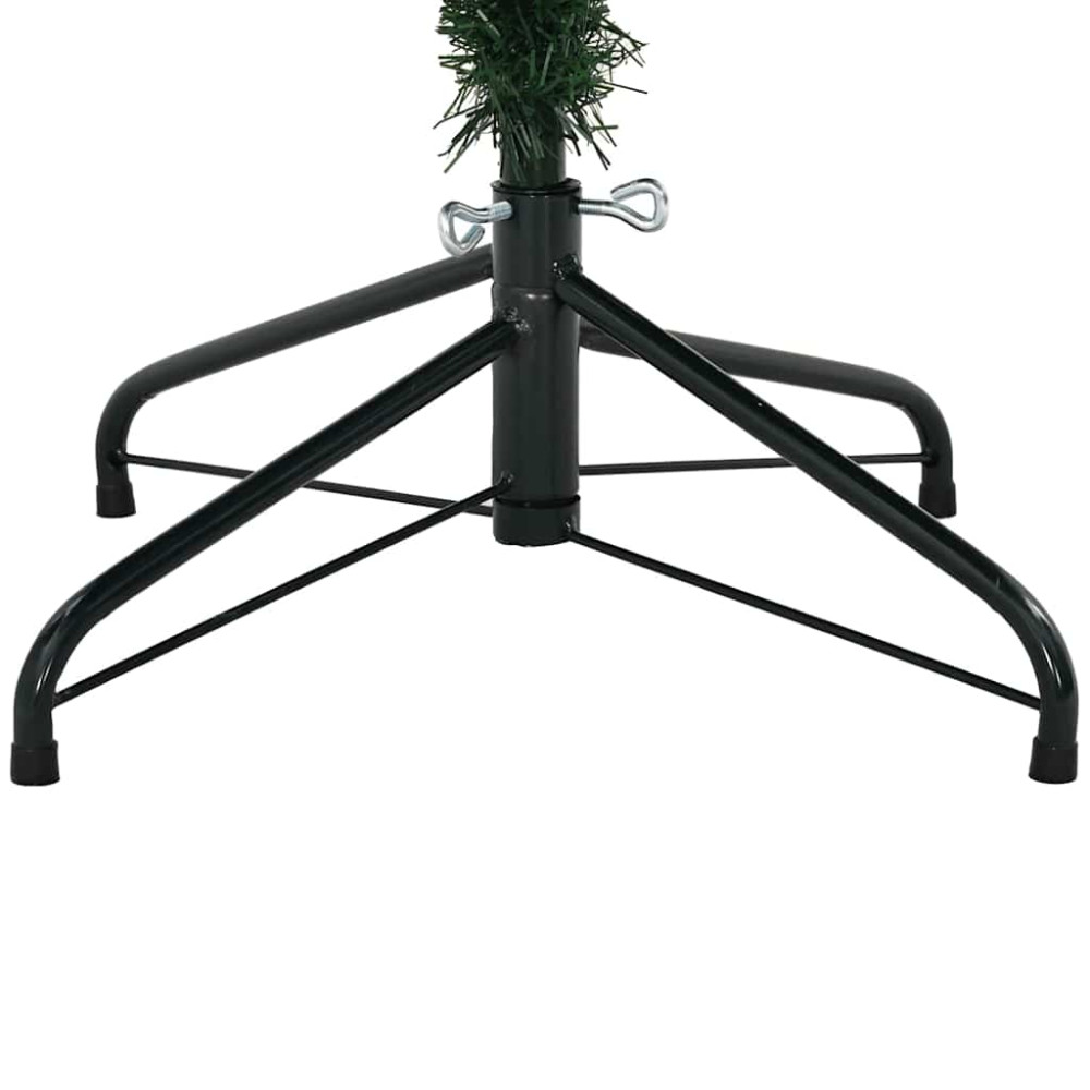 Produktbild för Konstgjord julgran med 300 LED-lampor Grön 210 cm PE och PVC