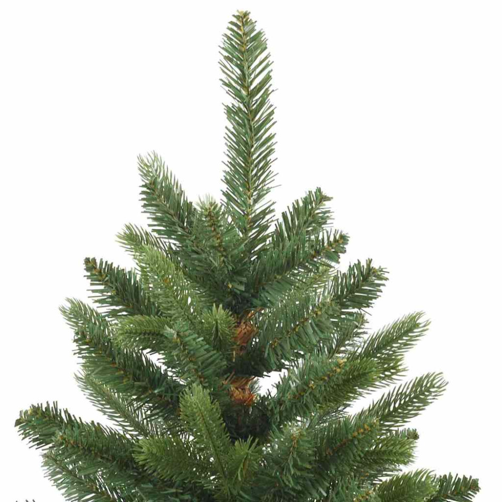 Produktbild för Konstgjord julgran med 150 LED-lampor Grön 150 cm PE och PVC