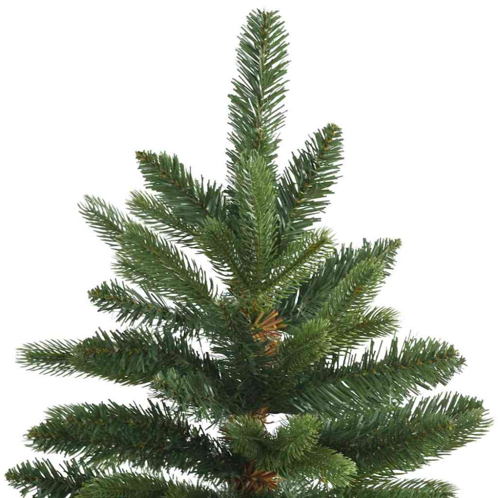 Produktbild för Konstgjord julgran med 300 LED-lampor Grön 210 cm PE och PVC