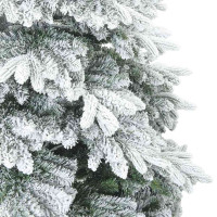 Produktbild för Konstgjord julgran med 150 LED-lampor Vit 150 cm PE och PVC