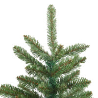 Produktbild för Plast Hingad Julgran med stativ Grön 150 cm PVC och stål