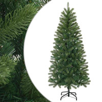 Produktbild för Konstgjord julgran med stativ Grön 120 cm PVC, PE och stål