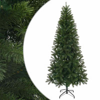 Produktbild för Konstgjord julgran med stativ Grön 180 cm PVC, PE och stål