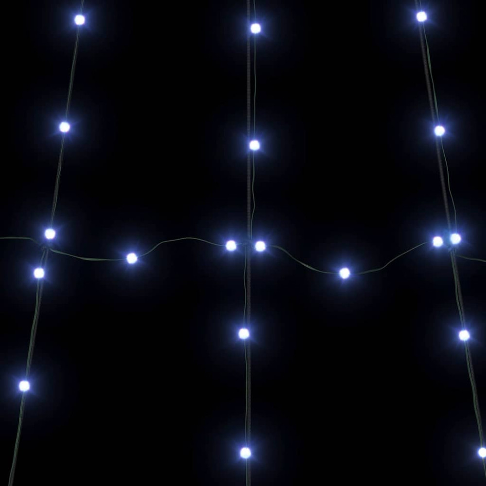 Produktbild för LED Julgran med markspikar med 168 LED-lampor Blå 306 cm Metall