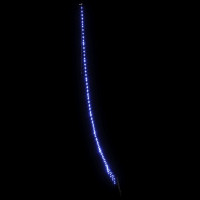 Produktbild för LED Julgran med markspikar med 276 LED-lampor Blå 511 cm Metall