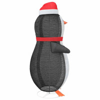 Produktbild för Snö Pingvin Figur med 600 LED-lampor Varmvit 78 x 178 cm tyg