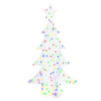 Produktbild för Julgran med 160 LED-lampor Flerfärgsdesign 150 cm Akryl