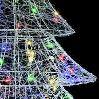 Produktbild för Julgran med 160 LED-lampor Flerfärgsdesign 150 cm Akryl