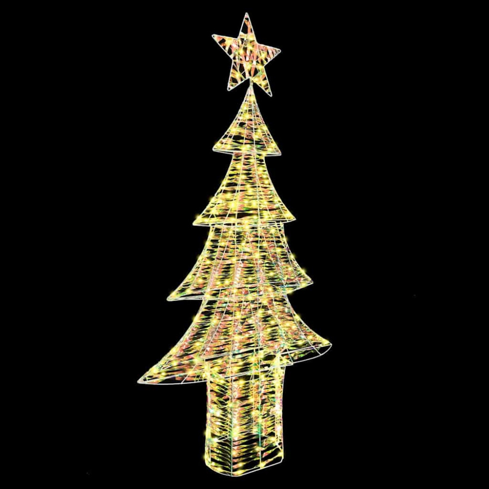 Produktbild för Julgran med 240 LED-lampor Varmvit 181 cm PET