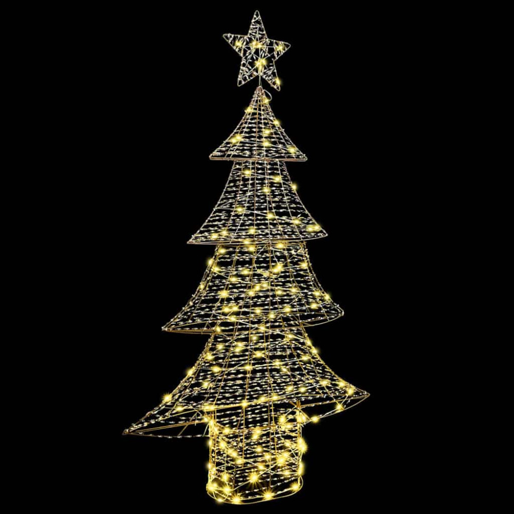 Produktbild för Julgran med 160 LED-lampor Varmvit 151 cm PET