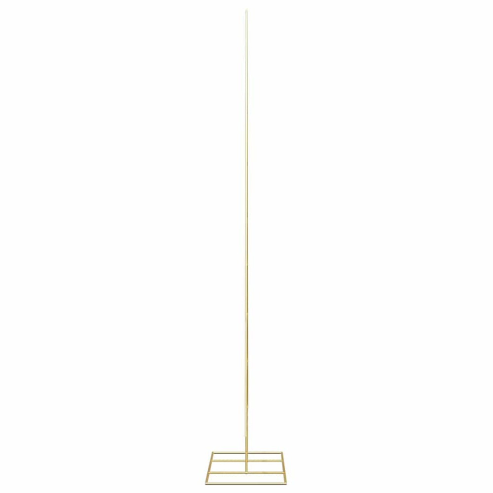 Produktbild för Metall julgran med stativ Guld 211 cm Pulverlackerad stål
