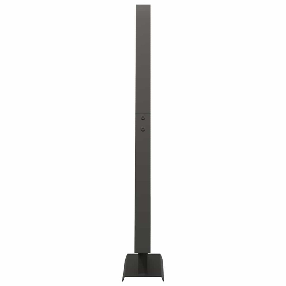 Produktbild för Metall julgran med stativ Svart 90 cm Stål
