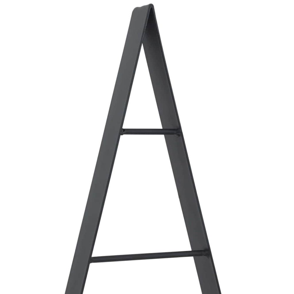 Produktbild för Metall julgran med stativ Svart 90 cm Stål