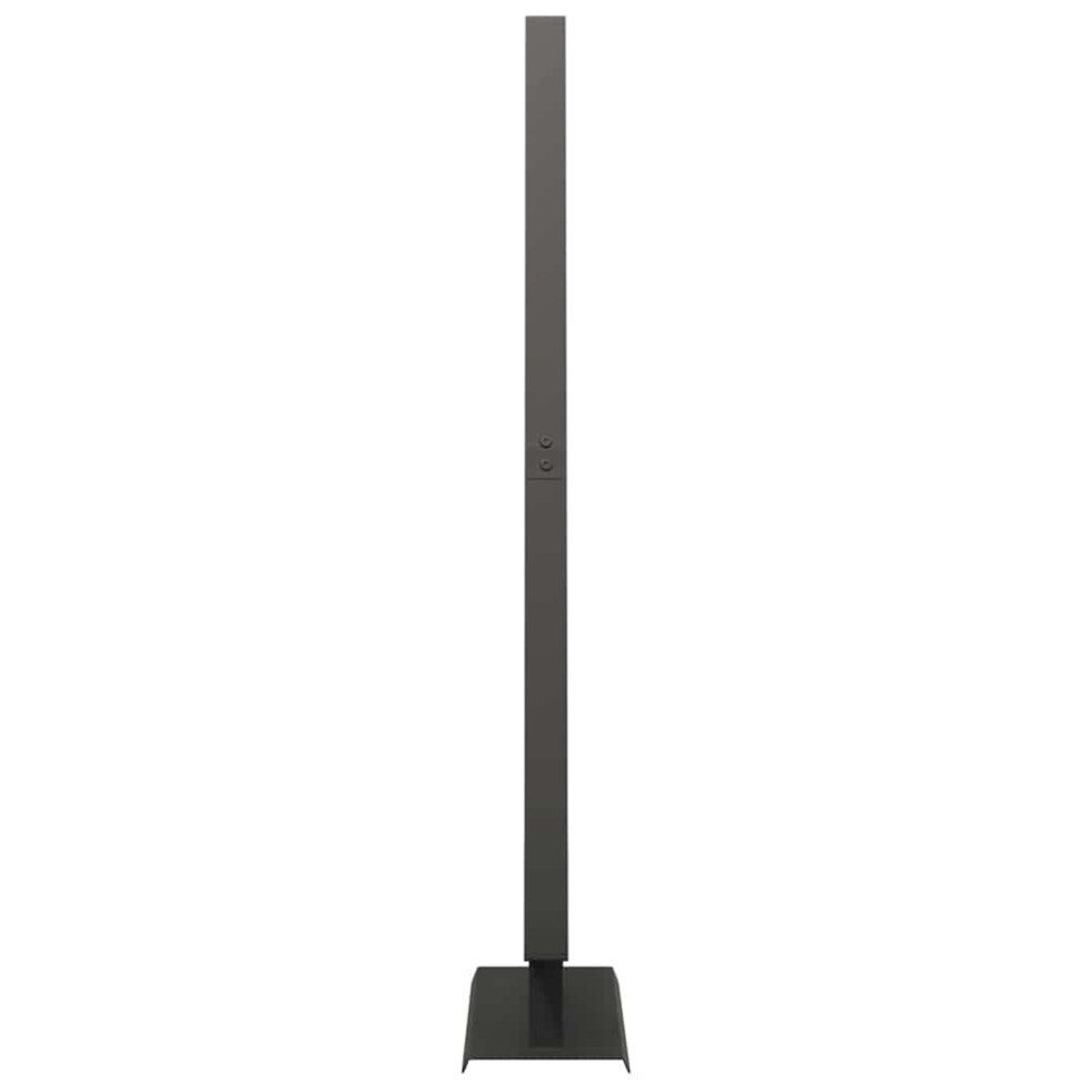Produktbild för Metall julgran med stativ Svart 125,5 cm Stål