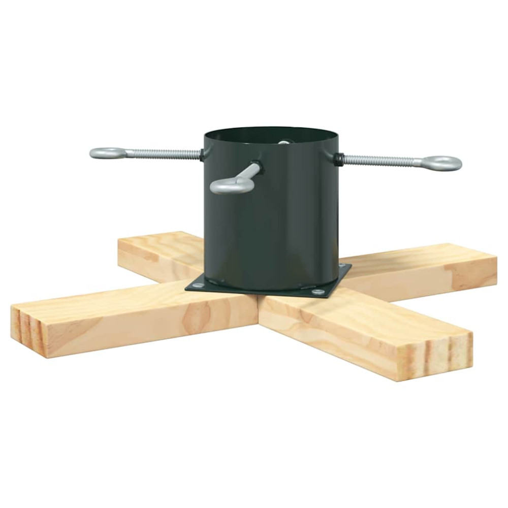 Produktbild för Julgranställ 1.73 Grön 50 x 50 x 16 cm Massiv furu