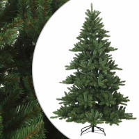 Produktbild för Plast Hingad Julgran med stativ Grön 210 cm PVC, stål