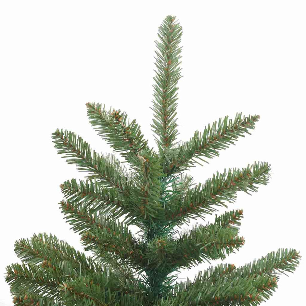 Produktbild för Plast Hingad Julgran med stativ Grön 210 cm PVC, stål