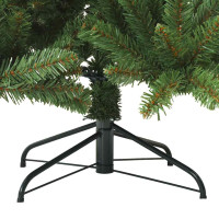 Produktbild för Plast Hingad Julgran med stativ Grön 210 cm PVC, stål