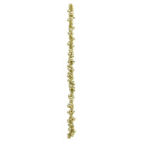 Produktbild för Julkulagirland Guld 186 cm Polystyren