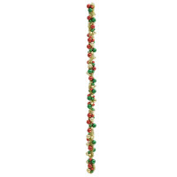 Produktbild för Julkulagirland Flerfärgsdesign 186 cm Polystyren