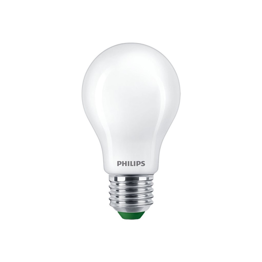 Produktbild för Philips - LED-glödlampa med filament - form: A60 - glaserad finish - E27 - 4 W - varmt vitt ljus - 2700 K
