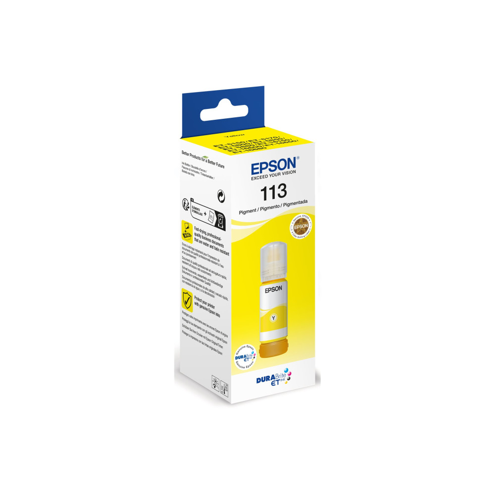 Produktbild för Epson EcoTank 113 - gul - original - påfyllnadsbläck