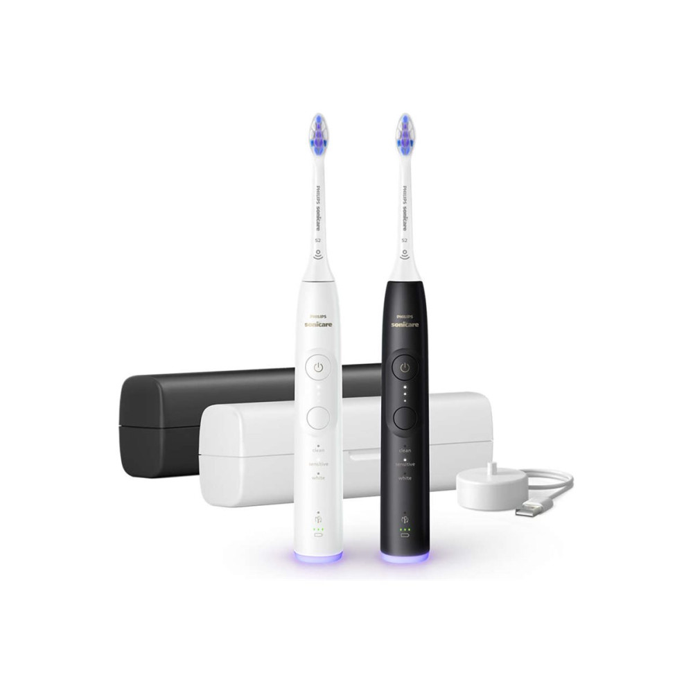 Produktbild för Philips Sonicare 6500 series HX7419 - tandborste - vit / svart