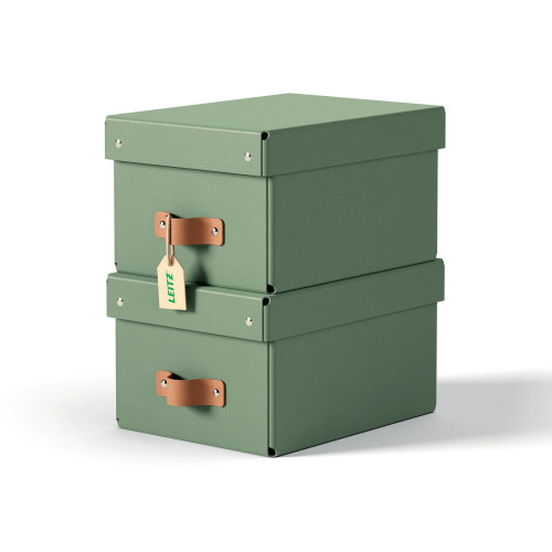LEITZ Leitz Puro Förvaringslåda med lock, 7L, liten, 100% återvunn...