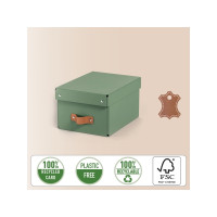 Produktbild för Leitz Puro Förvaringslåda med lock, 7L, liten, 100% återvunn...