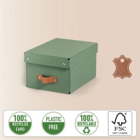 Produktbild för Leitz Puro Förvaringslåda med lock, 7L, liten, 100% återvunn...