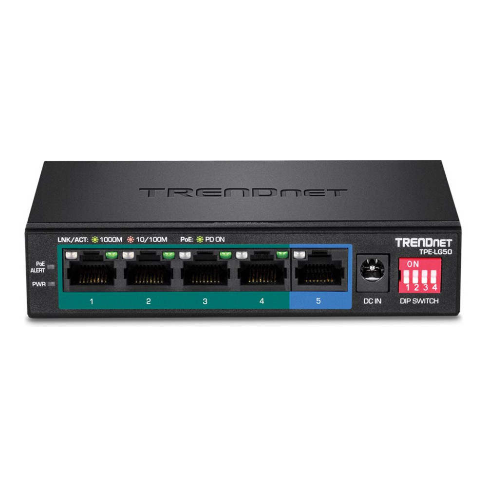 Produktbild för TRENDnet TPE LG50 - switch - 5 portar - ohanterad - TAA-kompatibel