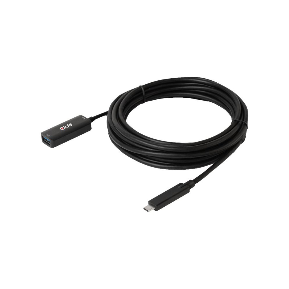 Produktbild för Club 3D - USB typ C-förlängningskabel - USB-C till USB typ A - 5 m