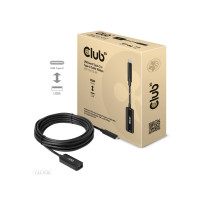 Produktbild för Club 3D - USB typ C-förlängningskabel - USB-C till USB typ A - 5 m