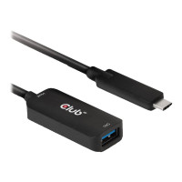 Produktbild för Club 3D - USB typ C-förlängningskabel - USB-C till USB typ A - 5 m