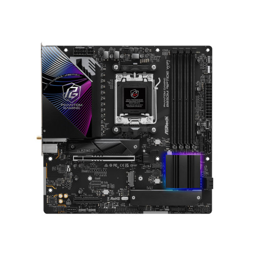 ASRock ASRock Phantom Gaming B850M RIPTIDE WIFI - moderkort - micro ATX - Socket AM5 - AMD B850