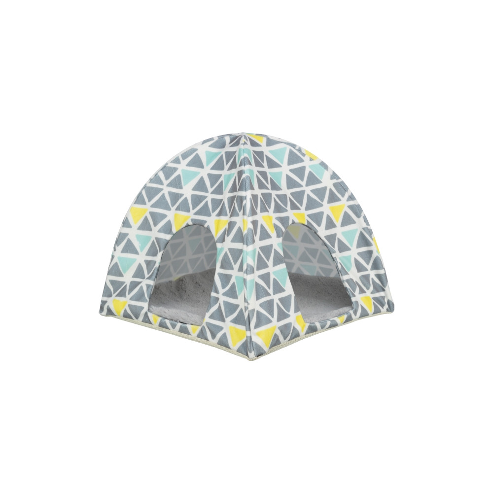 Produktbild för Trixie Sunny wigwam,guineapig/dwarfrabbit,37×35×37cm,mul.col...
