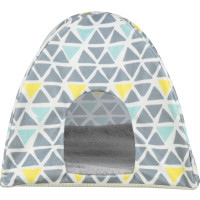 Produktbild för Trixie Sunny wigwam,guineapig/dwarfrabbit,37×35×37cm,mul.col...