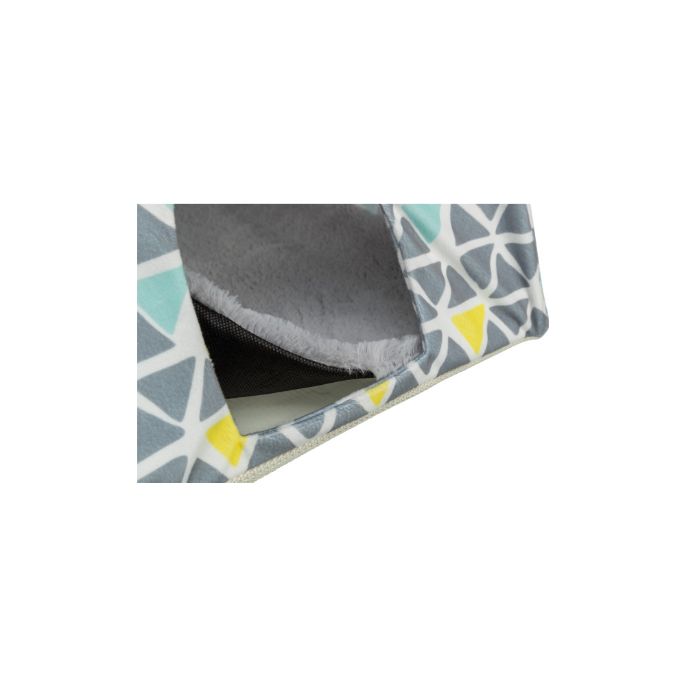 Produktbild för Trixie Sunny wigwam,guineapig/dwarfrabbit,37×35×37cm,mul.col...