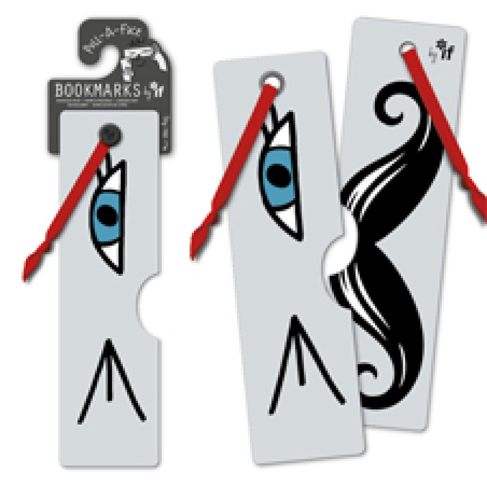 Produktbild för Pull - a - Face Bookmarks - Wink