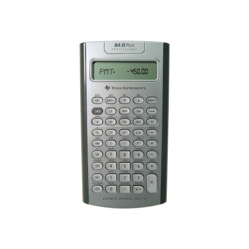 TEXAS INSTRUMENTS Texas Instruments BAII PLUS PROFESSIONAL - finansiell kalkylator