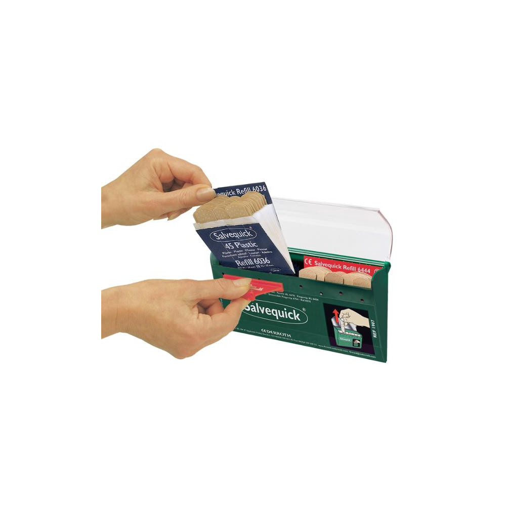 Produktbild för Plåster Salvequick vattenavvisande 6036, plast, förpackning...