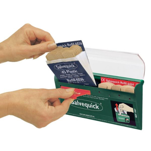 Salvequick Plåster Salvequick vattenavvisande 6036, plast, förpackning...