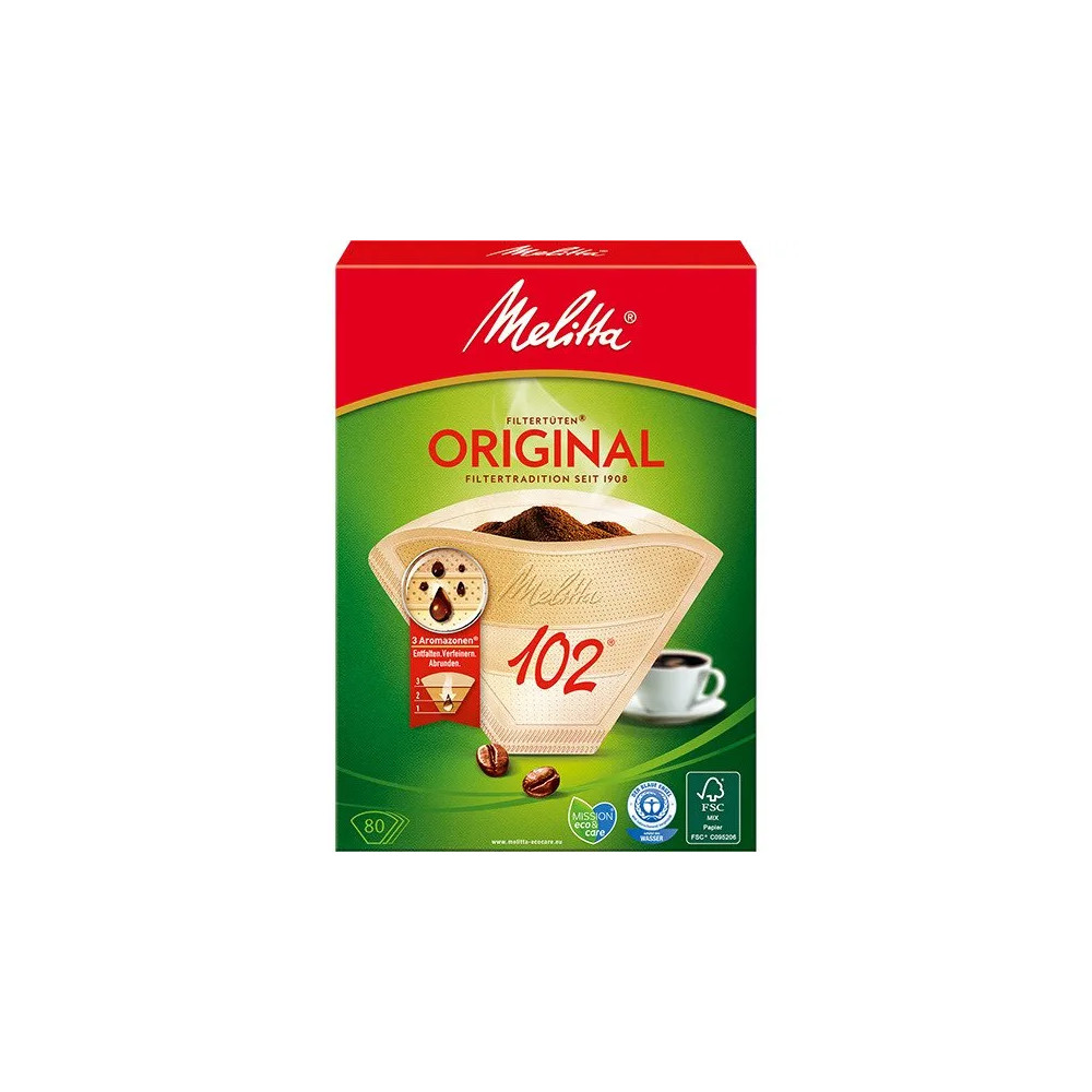 Produktbild för Melitta Kaffefilter 102