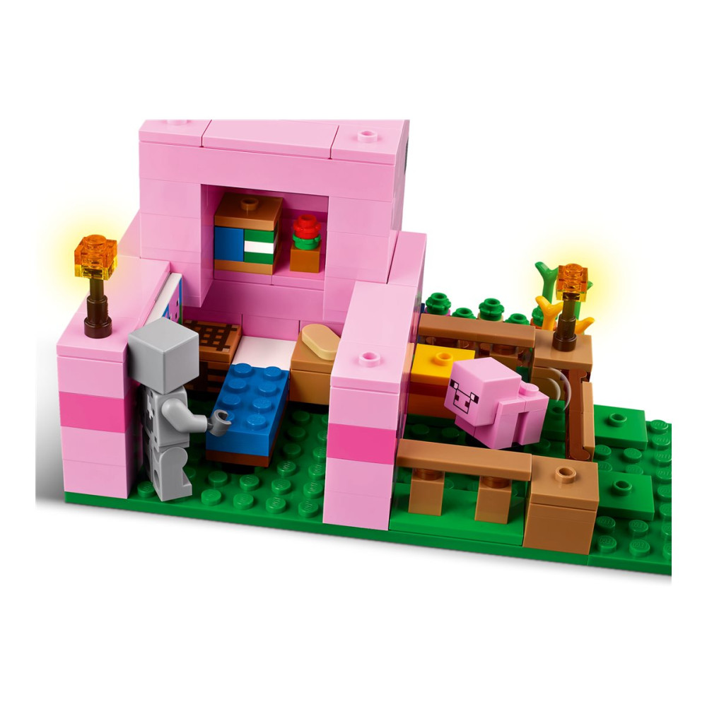 Produktbild för LEGO Minecraft 21268 - Griskojans hus - byggsats