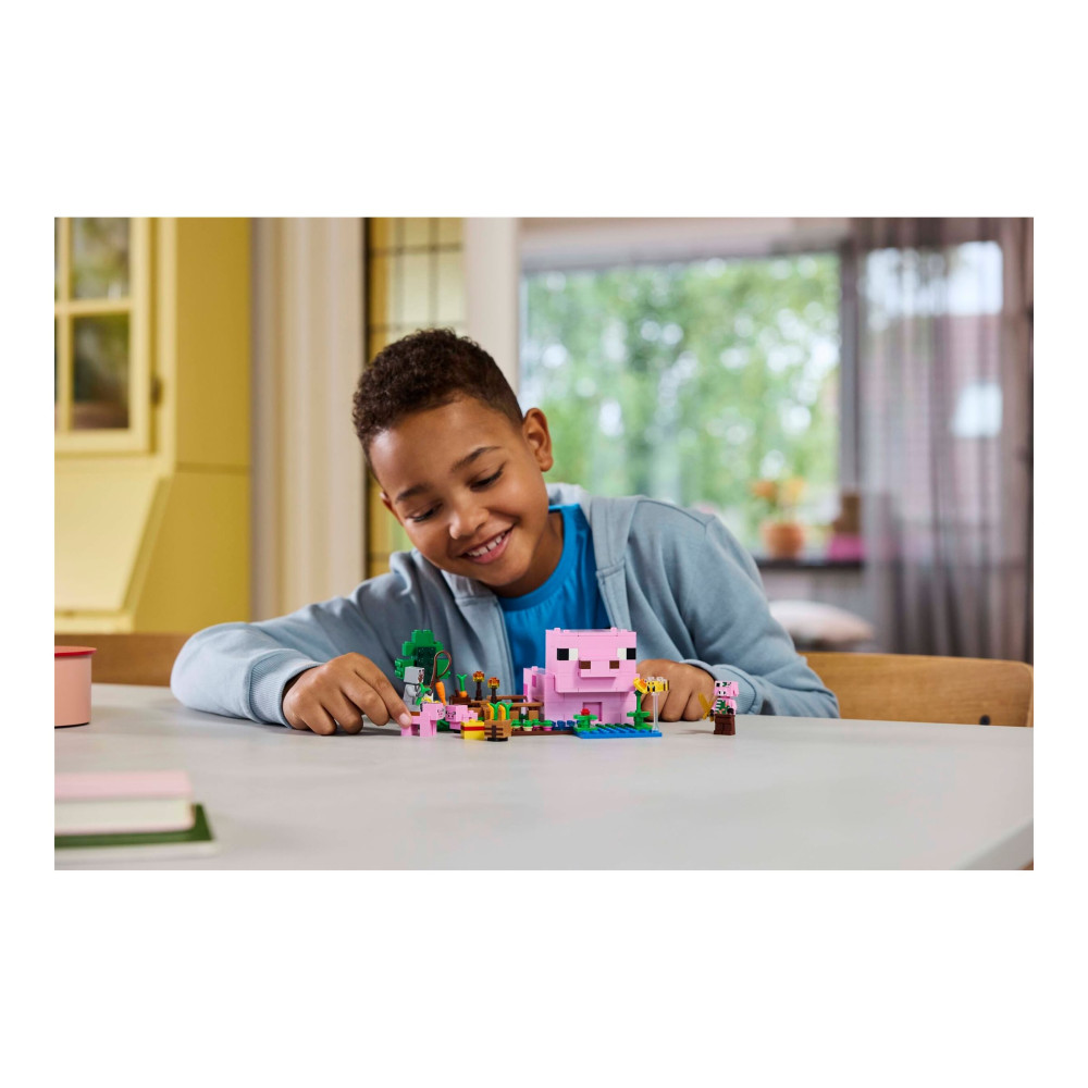 Produktbild för LEGO Minecraft 21268 - Griskojans hus - byggsats