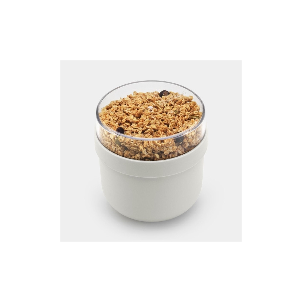 Produktbild för Brabantia Make & Take, Lunchlåda, Vuxen, Ljusgrå, Plast, Mon...