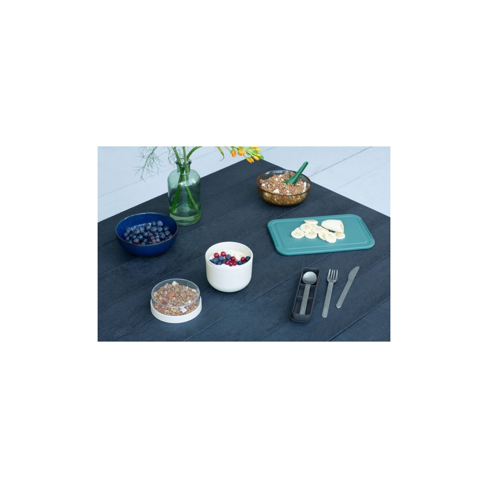 Produktbild för Brabantia Make & Take, Lunchlåda, Vuxen, Ljusgrå, Plast, Mon...
