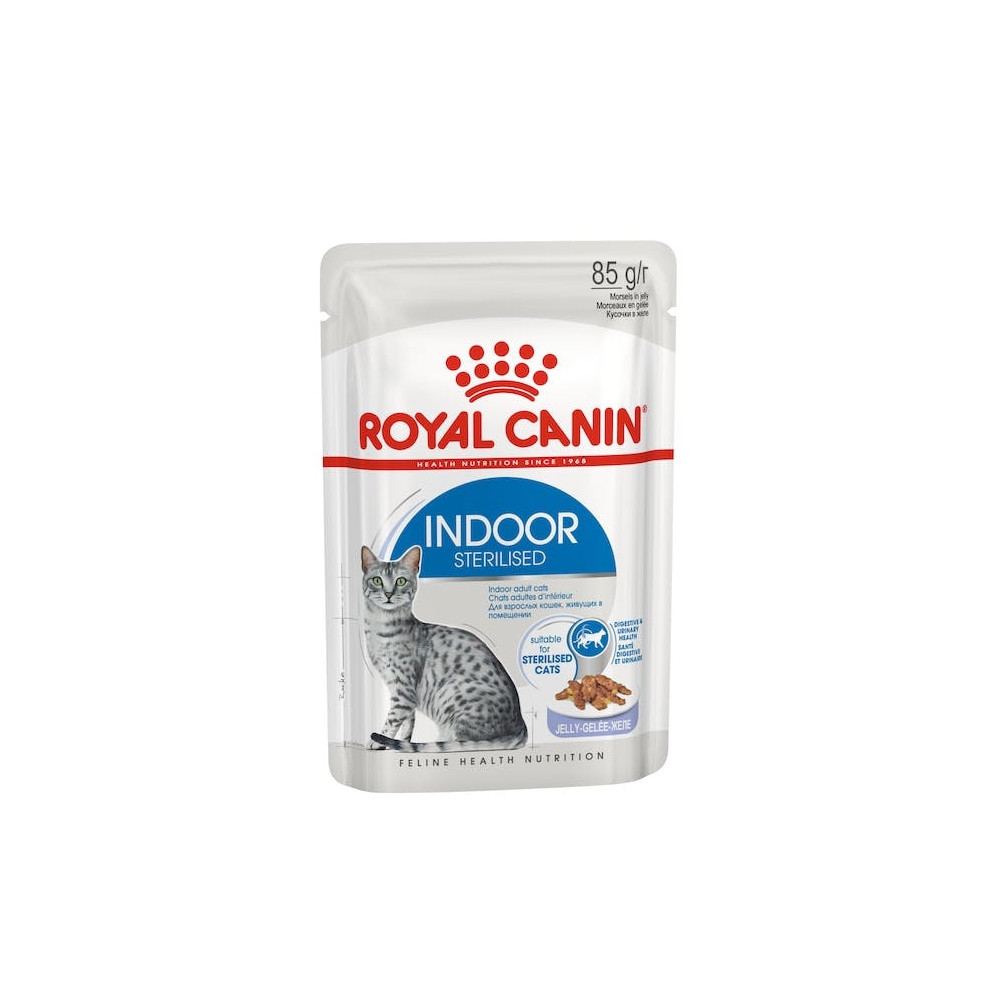 Produktbild för Royal Canin Indoor Sterilized, Vuxen, Alla raser, Kött, 12x8...