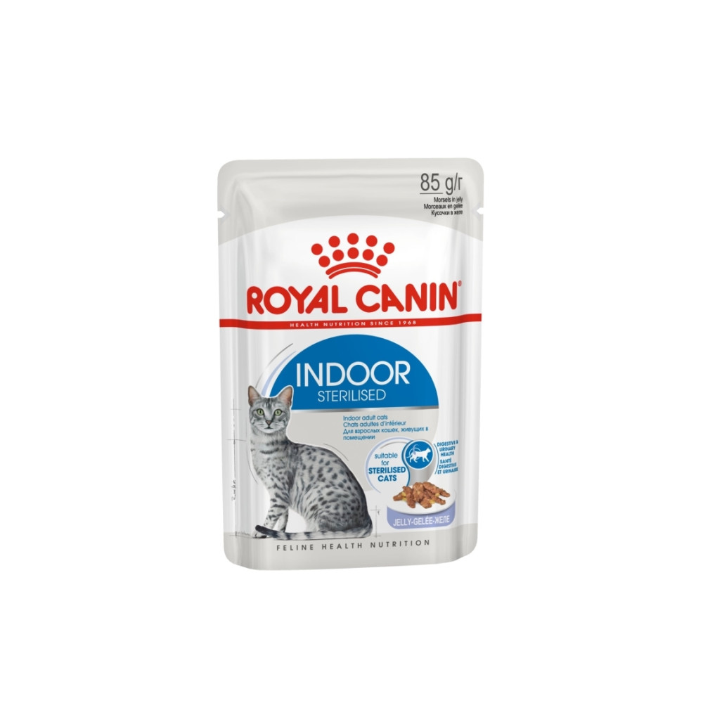 Produktbild för Royal Canin Indoor Sterilized, Vuxen, Alla raser, Kött, 12x8...