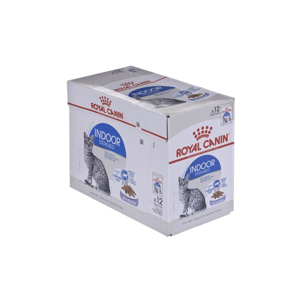 Produktbild för Royal Canin Indoor Sterilized, Vuxen, Alla raser, Kött, 12x8...
